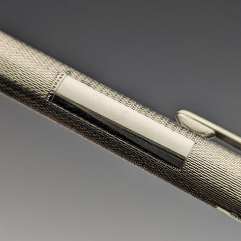 1950 British Vintage Yard O Red Sterling Silver Propelled Pencil with Paper Box and Genuine Refill